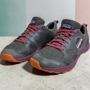 Patagonia Tsali 2.0 Trail Running Shoes Amaranth Turmeric Grey T81184 Womens 8.5